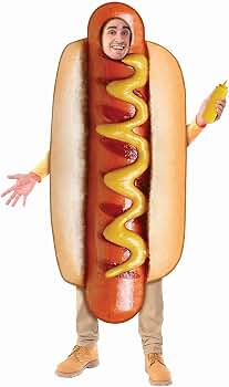 Forum Novelties Lightweight Hot Dog Costume For Adults, One Size