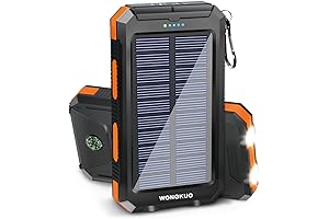 WONGKUO Solar Power Bank: Portable, Rugged, and Sustainable