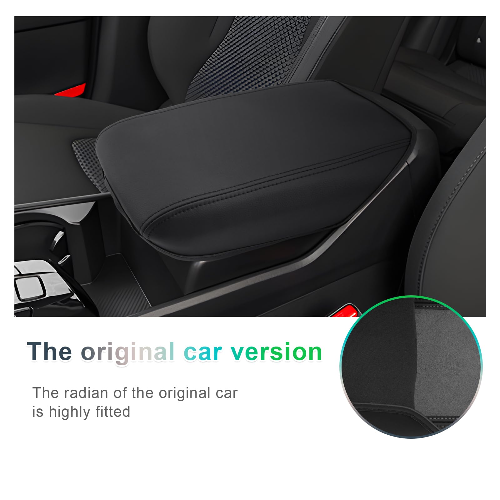 GAFAT Compatibile con Kia Sportage NQ5 2026 2027 – 2022 (cambio automatico), copertura per bracciolo centrale, Facelift Sportage 2026, protezione per braccioli, microfibra PU, imbottitura in pelle