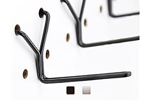 Mount2Hang Pegboard Hooks 50-Pack 2" Steel Pegboard Wall L Hook