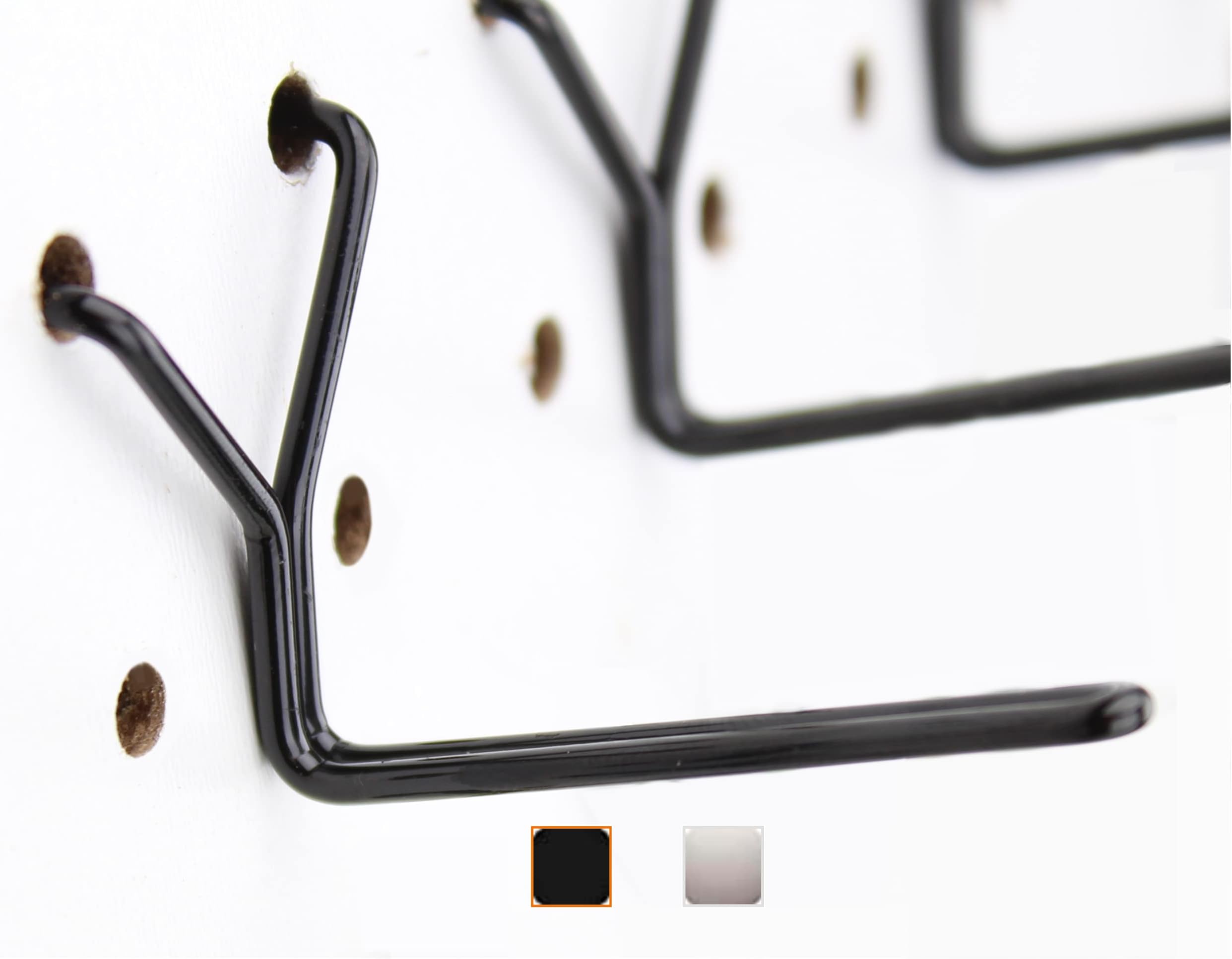 Right Arrange Steel Pegboard Hooks 50Pack 2" L Hook