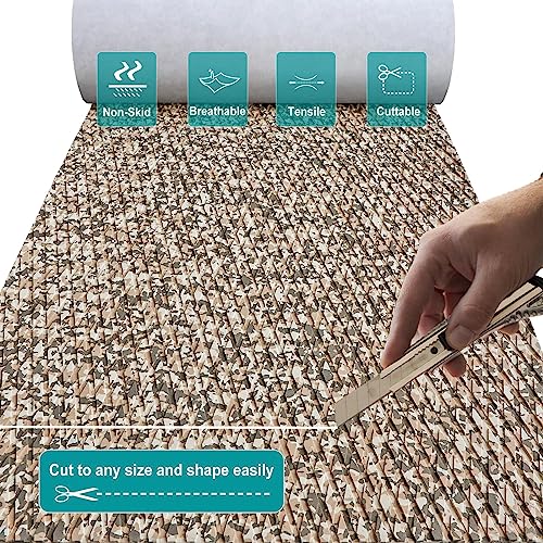 Image of Hjdeck EVA Foam Boat Decking Camo Boat Flooring Mat Marine Floor Carpet Self-Adhesive Non-Slip Boat Flooring DIY Trimmable Surfboard Traction Pad Kayak Yacht RV Flooring Swim Platform Pad