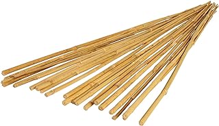 J PLUS T bamboo 4 feet 25pk 5-10mm bamboo sticks, bamboo trellis, bamboo poles, tree stakes, tomato stakes, Natural Bamboo Stake, Garden stakes, bamboo stakes, gardening bamboo stakes, bamboo sticks for plants…