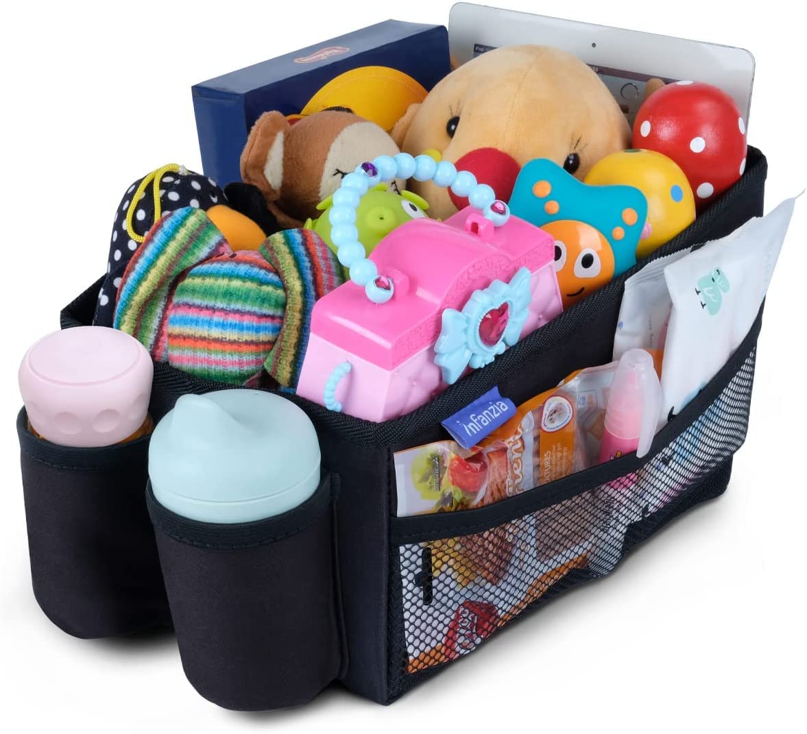 Organizer per seggiolino auto, accessori per interni, contenitore per