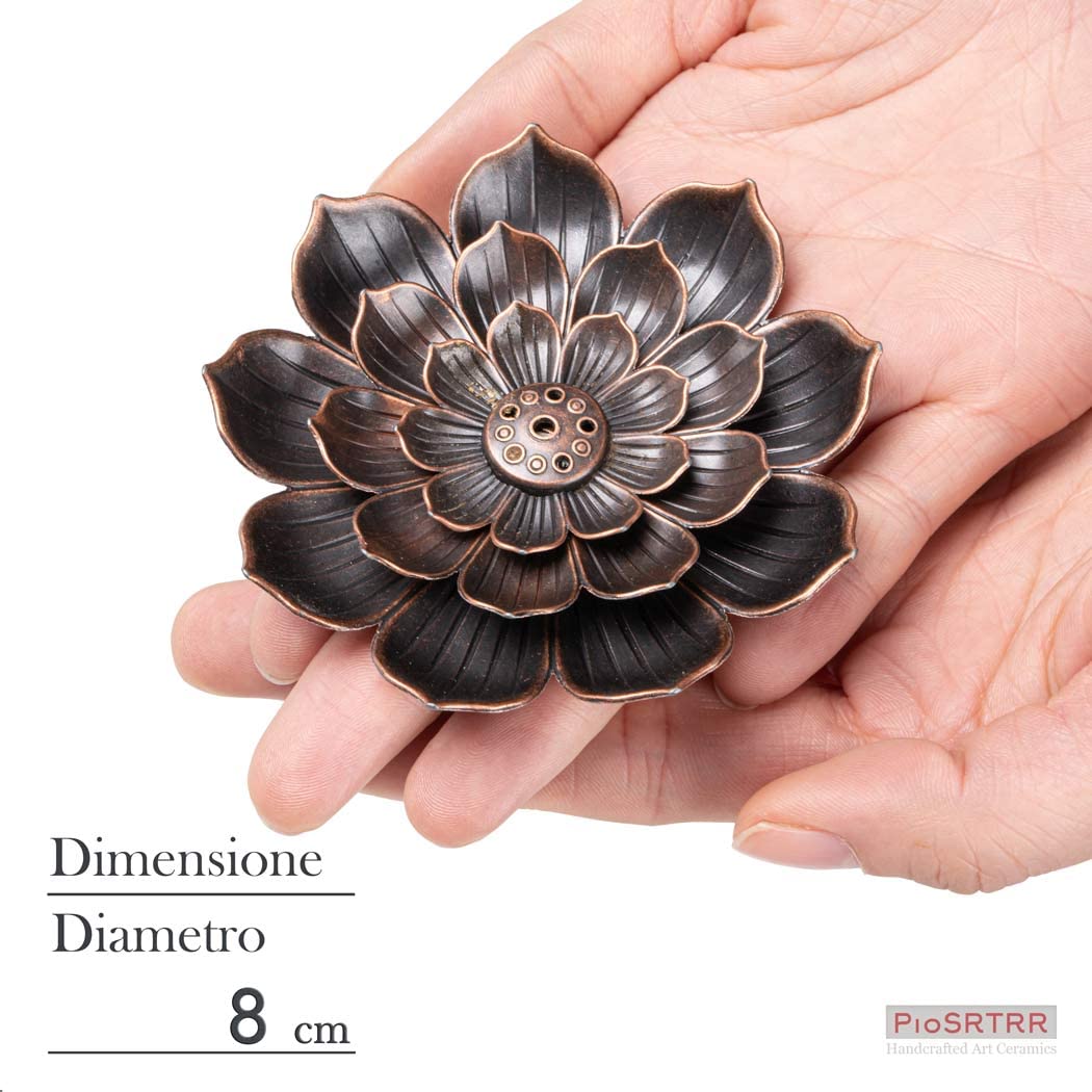SHIROI - Porta Incenso Giapponese in Ceramica