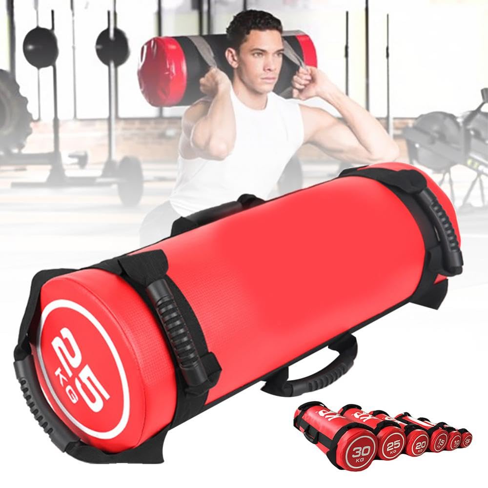 Sandbag,Saco de Peso Fitness Bolsa de Arena for Entrenamiento Fuerza, Fitness, Crossfit, Gimnasio, Culturismo, 5/10/15/20/25/30 kg