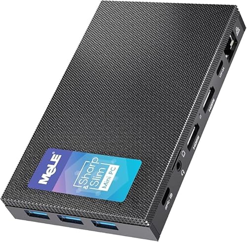 MeLE ファンレスミニPC Quieter3C 第11世代 N5105 16GB 512GB、Windows 11 Pro、マイクロコンピューターWiFi 5小型デスクトップサービス、USB-C PD、ギガビットイーサネット、デュアルHDMI 4K、