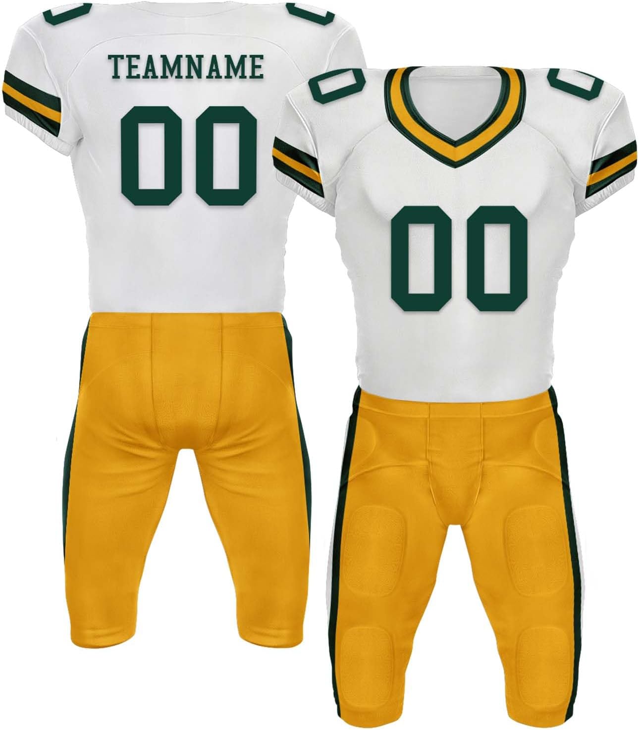 Custom Football Practice Jersey & Pants for Men Youth – Personalized Team Uniform for Players, Fans & Teams
