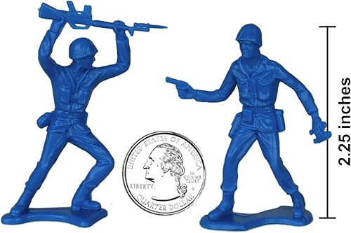 Vista 43 de TimMee - Figuras de soldado de juguete de plástico para hombre, 48 piezas, hechas en Estados Unidos Amarillo