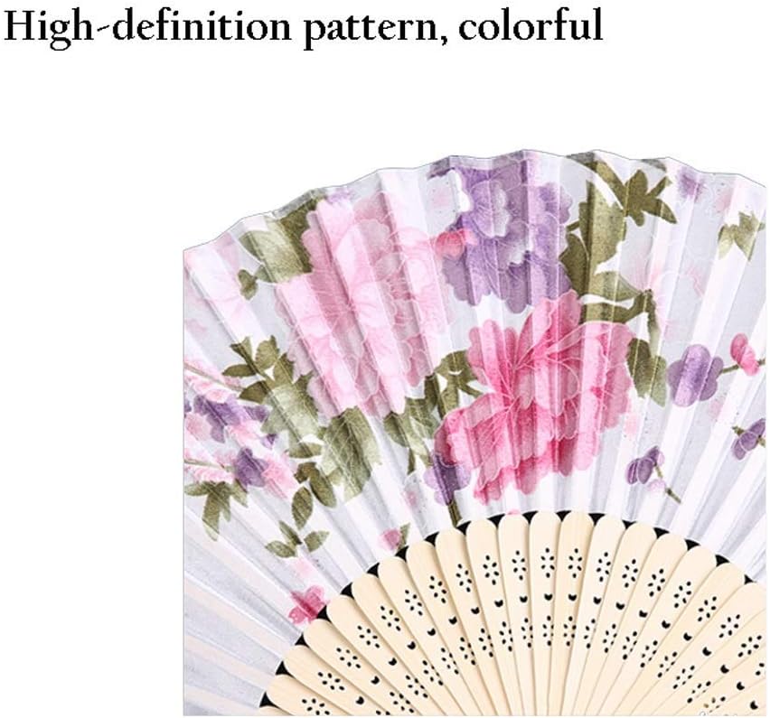 Folding Fan Female Classical Bamboo Fan Retro Folding Fan mini Chinese Style Classical Cheongsam Fan Folding Small Fan Home Ceremony Decorative Folding Fan