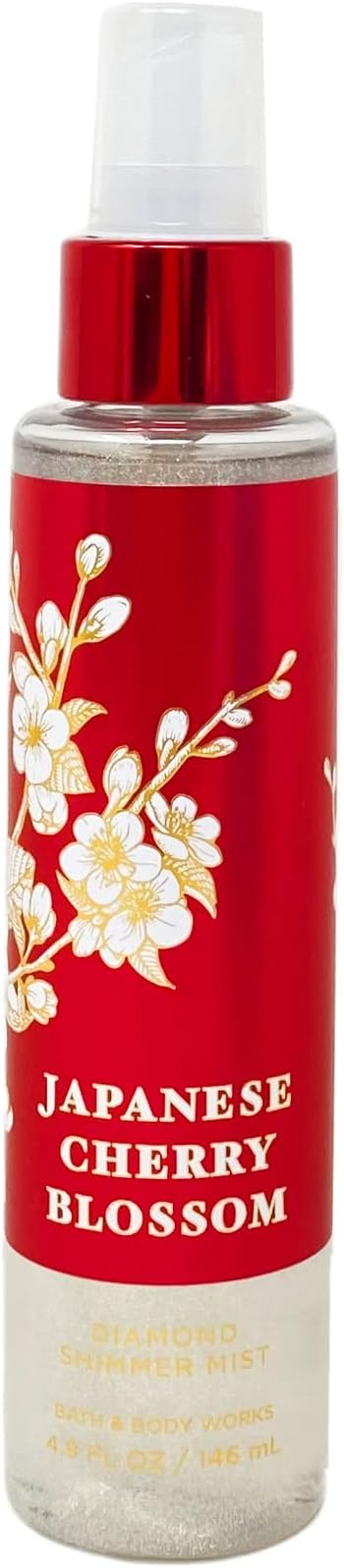Bath & Body Works Japanese Cherry Blossom Diamond Shimmer Mist - 4.9 fl oz / 146 mL