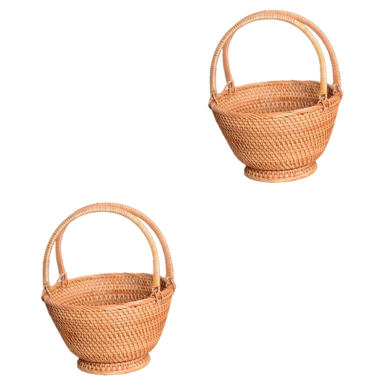 Panier de pique-nique en rotin pour transporter facilement vos repas