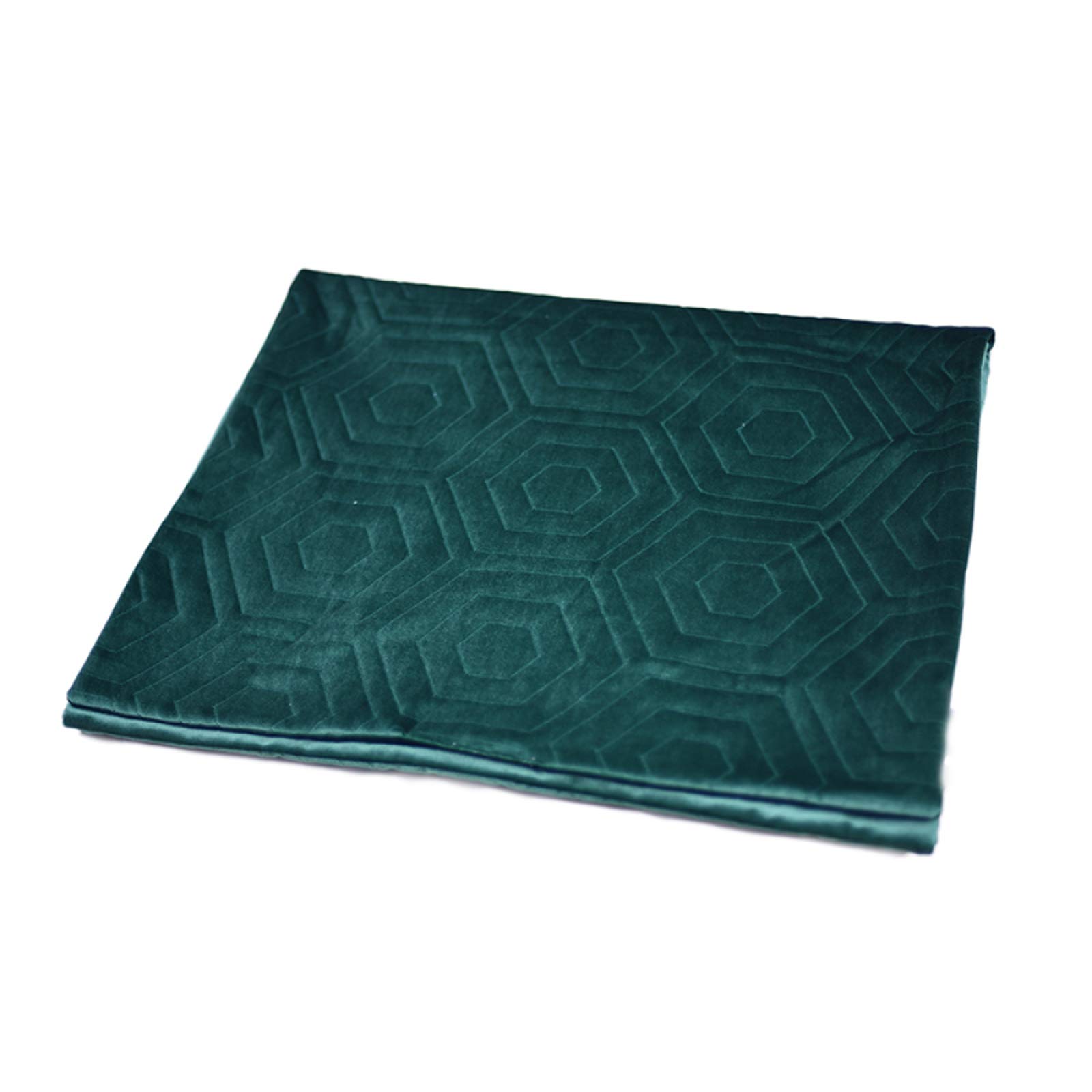 Couverture de queue de lit broderie florale luxe pour chambre modèle 68x260