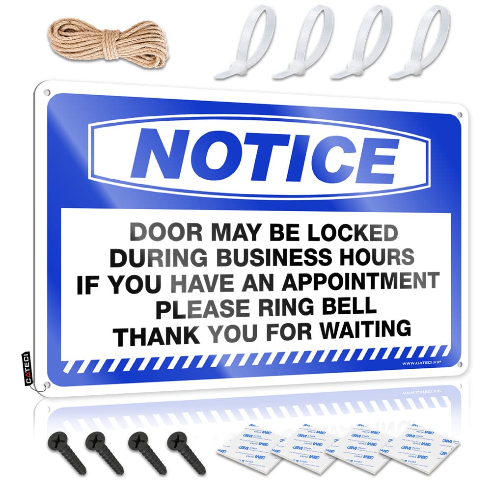 Funny Signs Billiard Notice Door May Be Locked During Business Hour Tin Sign Funny Vintage Metal Sign Metal Signs For Home Bar(30X40CM)