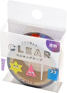 ã‚°ãƒªãƒ¼ãƒ†ã‚£ãƒ³ã‚°ãƒ©ã‚¤ãƒ• ã‚¯ãƒªã‚¢ ãƒžã‚¹ã‚­ãƒ³ã‚°ãƒ†ãƒ¼ãƒ— ã‚¢ã‚¤ã‚º MMZ-373