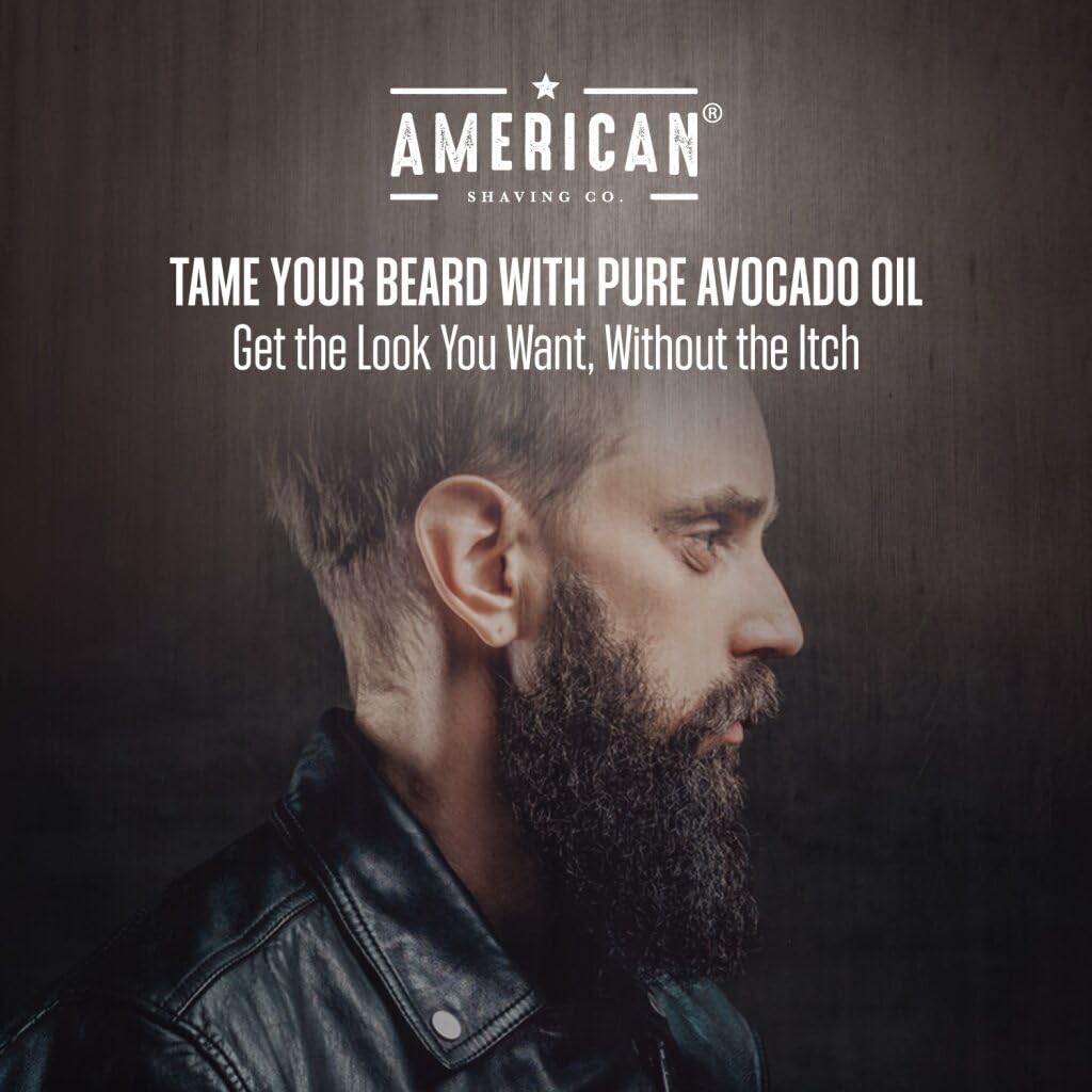 Whiskro Beard Oil for Men |100 % Pure Organic Avocado Oil | Non-Greasy Beard Conditioner & Softener | Natural Oil for Thicker, Fuller Beard| Premium Facial Hair Growth Products| US made