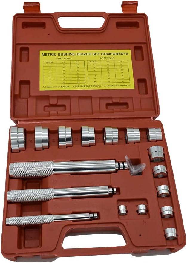 17Pc Aluminium Alloy Wheel Bearing Race & Seal Bush Driver Set Amazon.ca Automotive