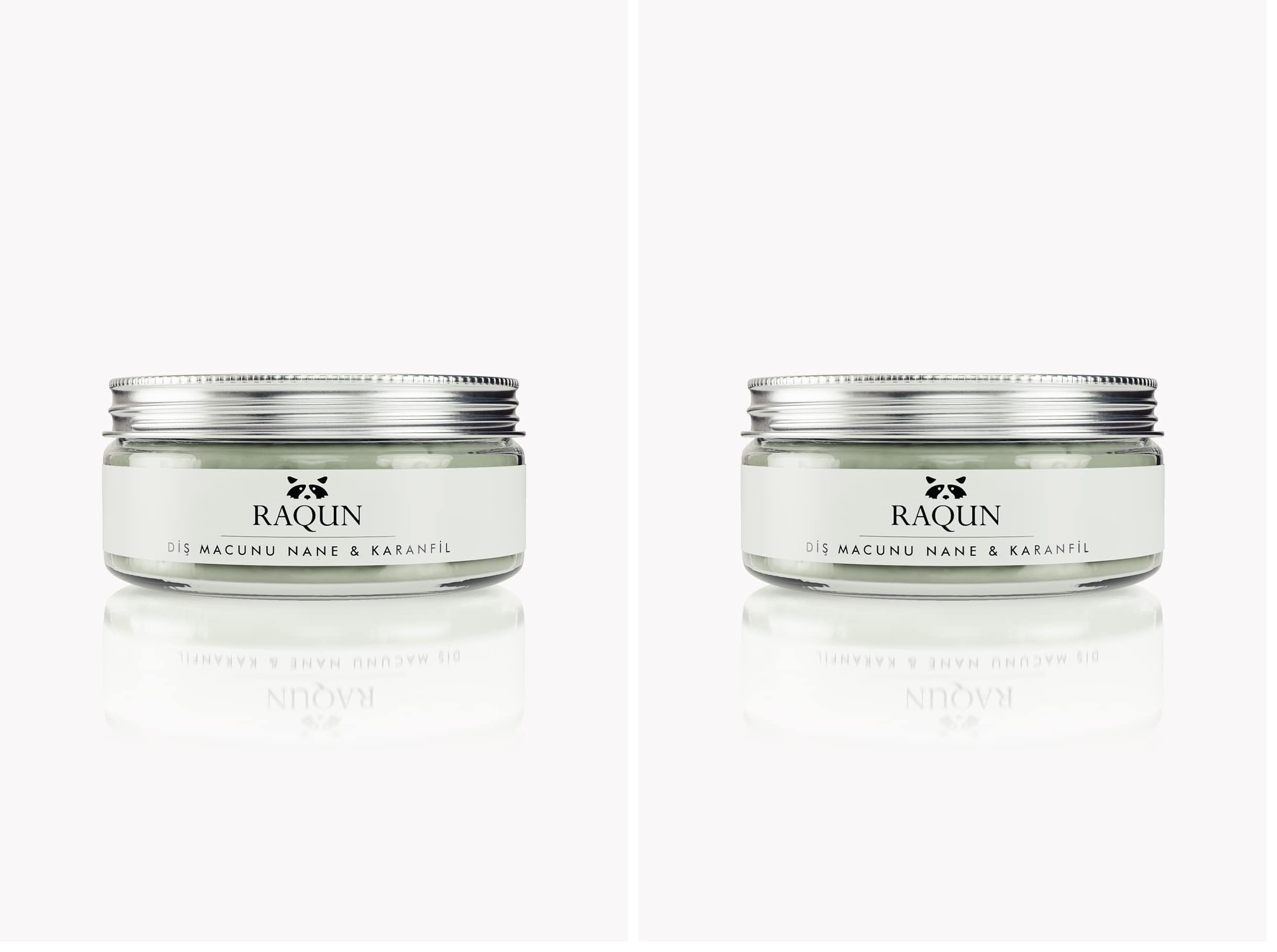 RAQUN Bentonit Killi Diş Macunu 50ml%100 Doğal (2 paketi)