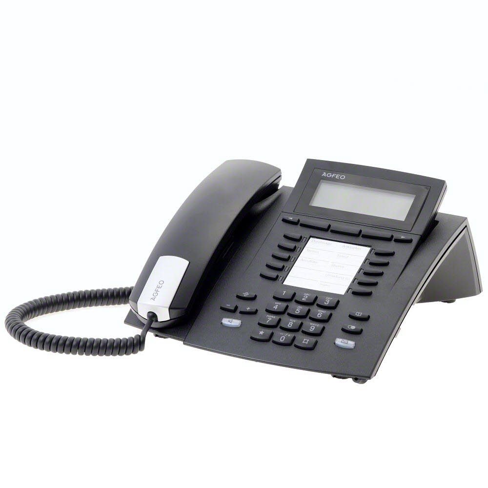 AGFEO ST 42 Téléphone analogique Identification de l'appelant Noir