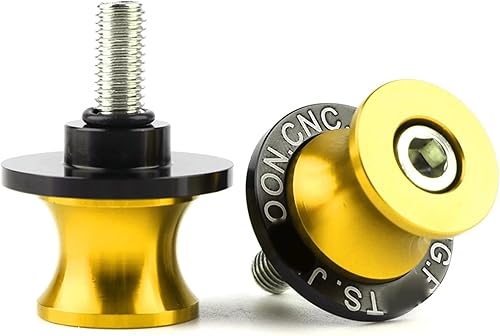 for B-enelli TRK 502 TRK502 Motorcycle Swingarm Spools Slider Rear Swing Arm Protector M6 Stand Screws Paddock Accessories Color  Gold