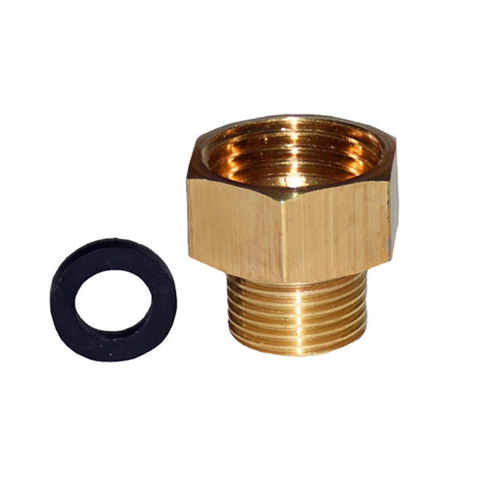Accesorios de manguera de tubería a prueba de fugas hembra 1/2 a 3/8 macho latón adaptador jardín grifo 1/2 junta reductora 3/8 conector roscado accesorios de riego por goteo 15 piezas