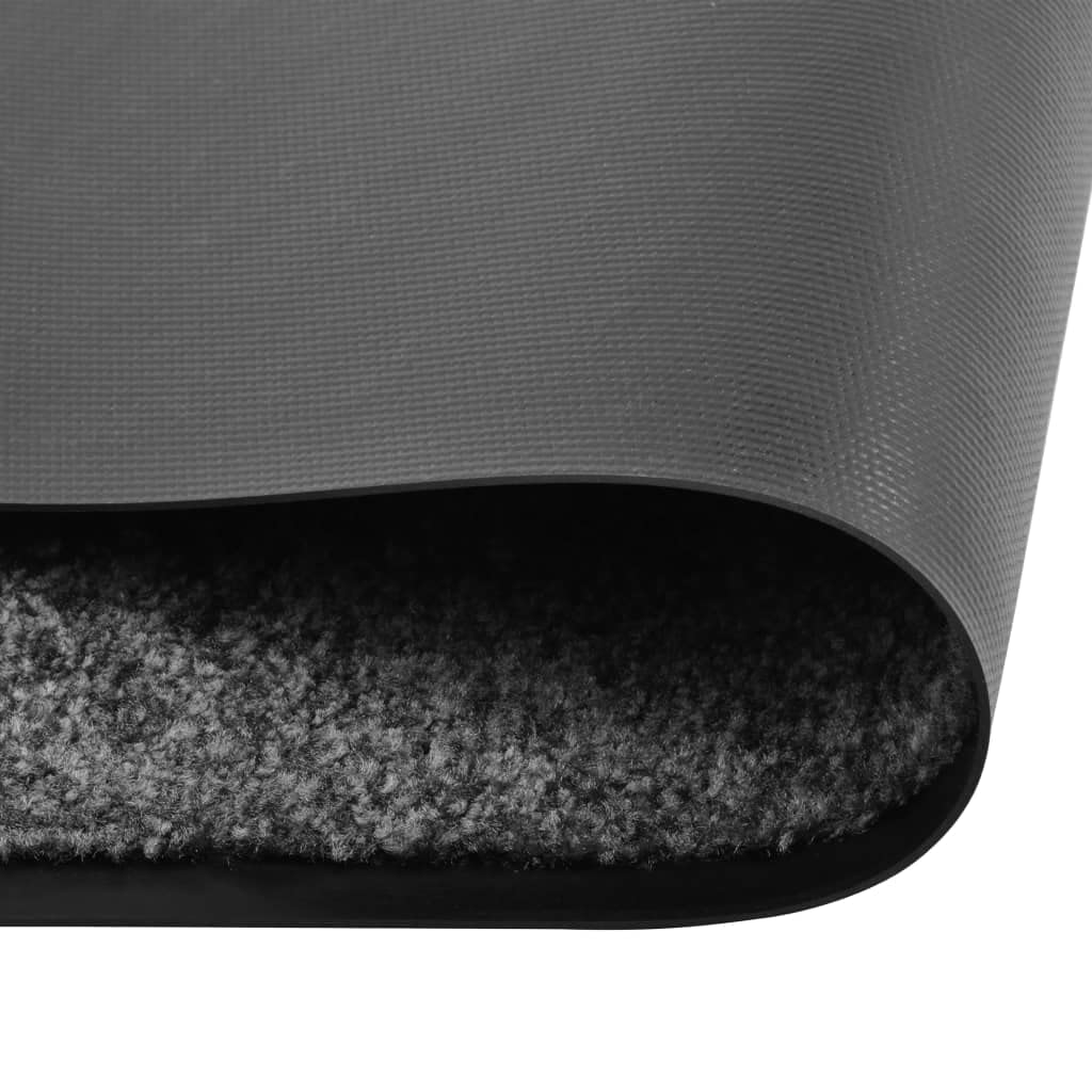 Paillasson-Décor-Paillasson Lavable Anthracite 40x60 cm