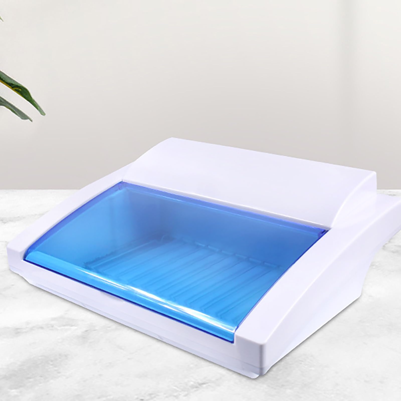Scatola di disinfezione per unghie, in ABS, sterilizzazione efficiente per manicure, salone di bellezza e uso domestico