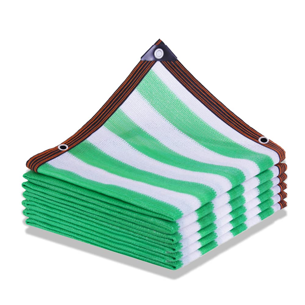 Voile ombrage vert 5x6m pour abriter les fleurs du potager