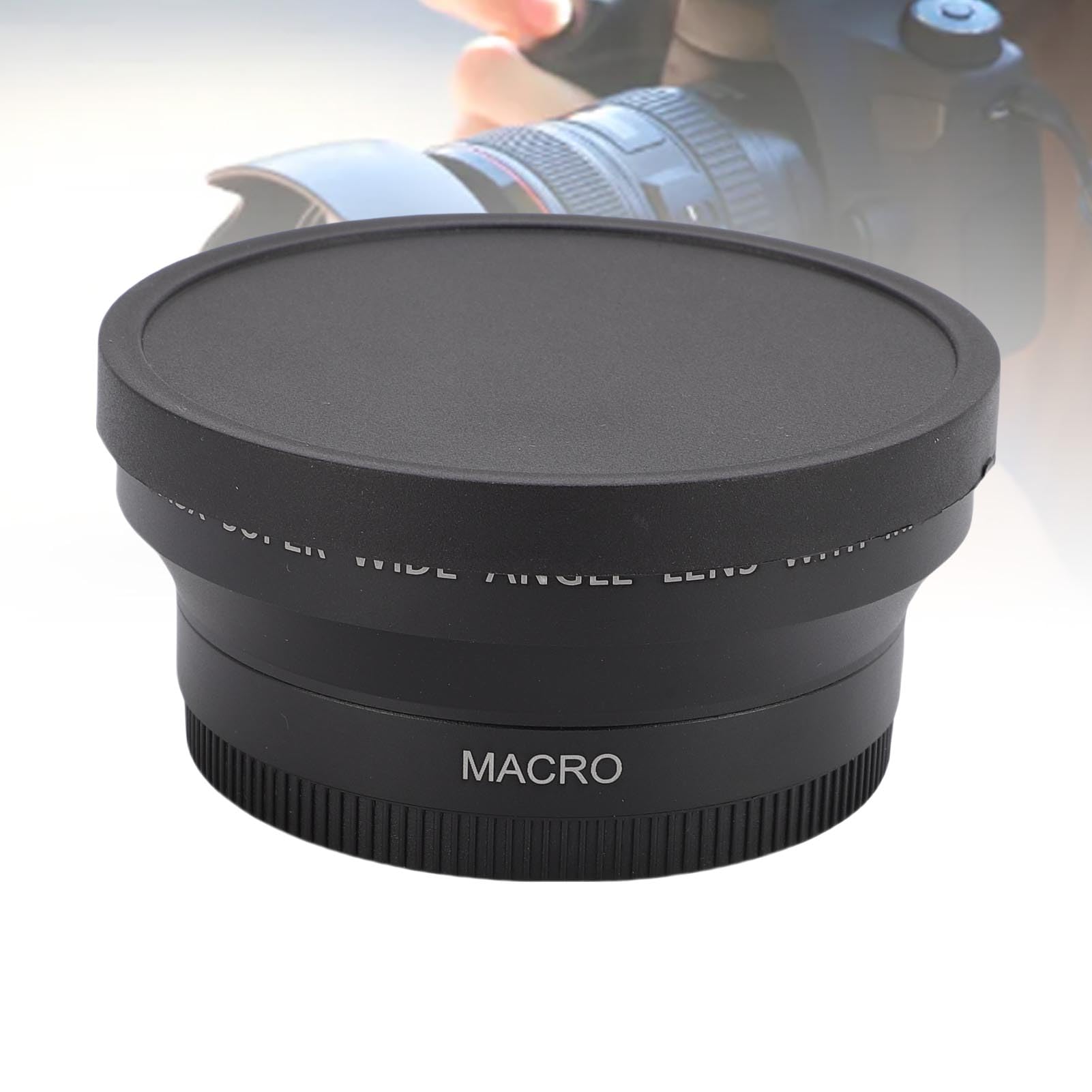 Obiektyw Makro o Szerokości 0,43x 67 Mm Dodatkowy Soczewki do Fotografii Aparatu z Powłokami Wielowarstwowymi HD Aluminium Aluminium Construction
