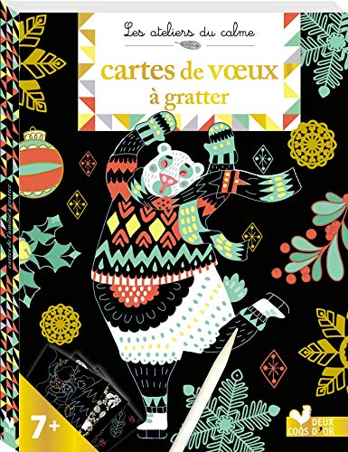 Cartes de voeux à gratter (Les ateliers du calme)