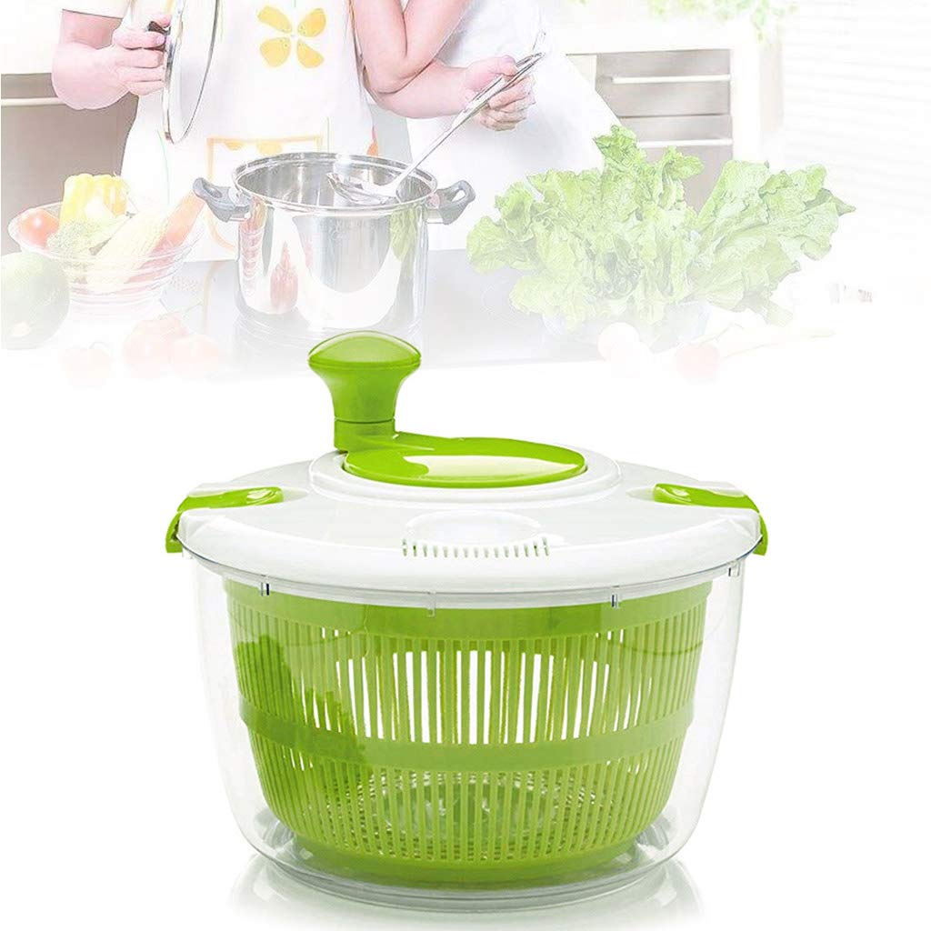 SZYDD Fruit and Vegetable Tools Vegetable Salad Spinner Dehydrator Washer Dryer Serving Bowl