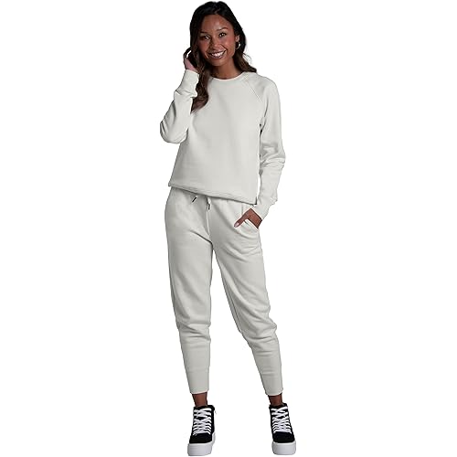 Fruit of the Loom Women's Crafted Comfort Crafted Comfort Joggers & Open Bottom Pants