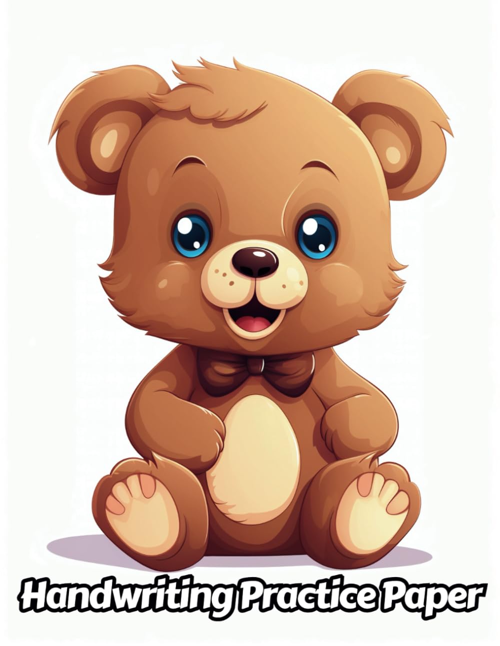 Independently published Teddy Bear Handwriting Practice Paper: Wide Lines With Dotted Midline | For Students Learning To Write Letters | Grades K-2 School | Gift For Cuddly Animal Lovers | 8.5 x 11 Inches | 111 Pages | v10