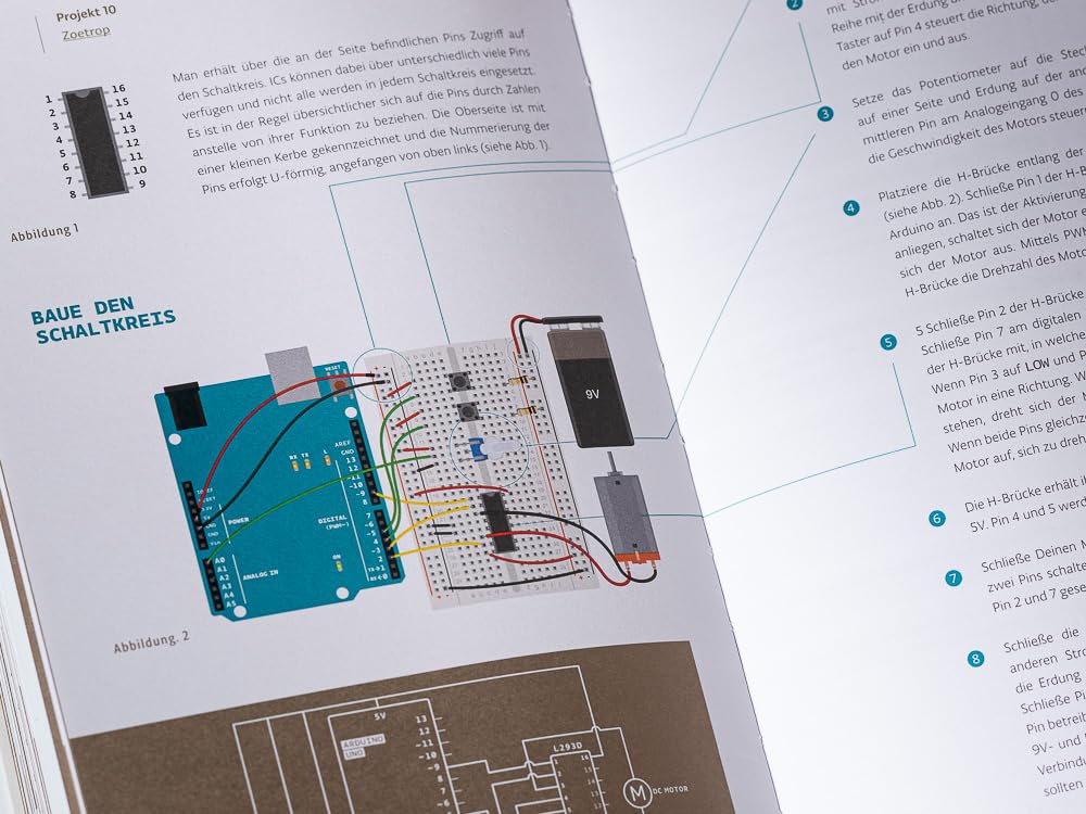 Official Arduino Starter Kit [K040007] (German Project Book) - Komplettset zum Erlernen von Elektronik und Programmierung, ideal f�r Einsteiger.