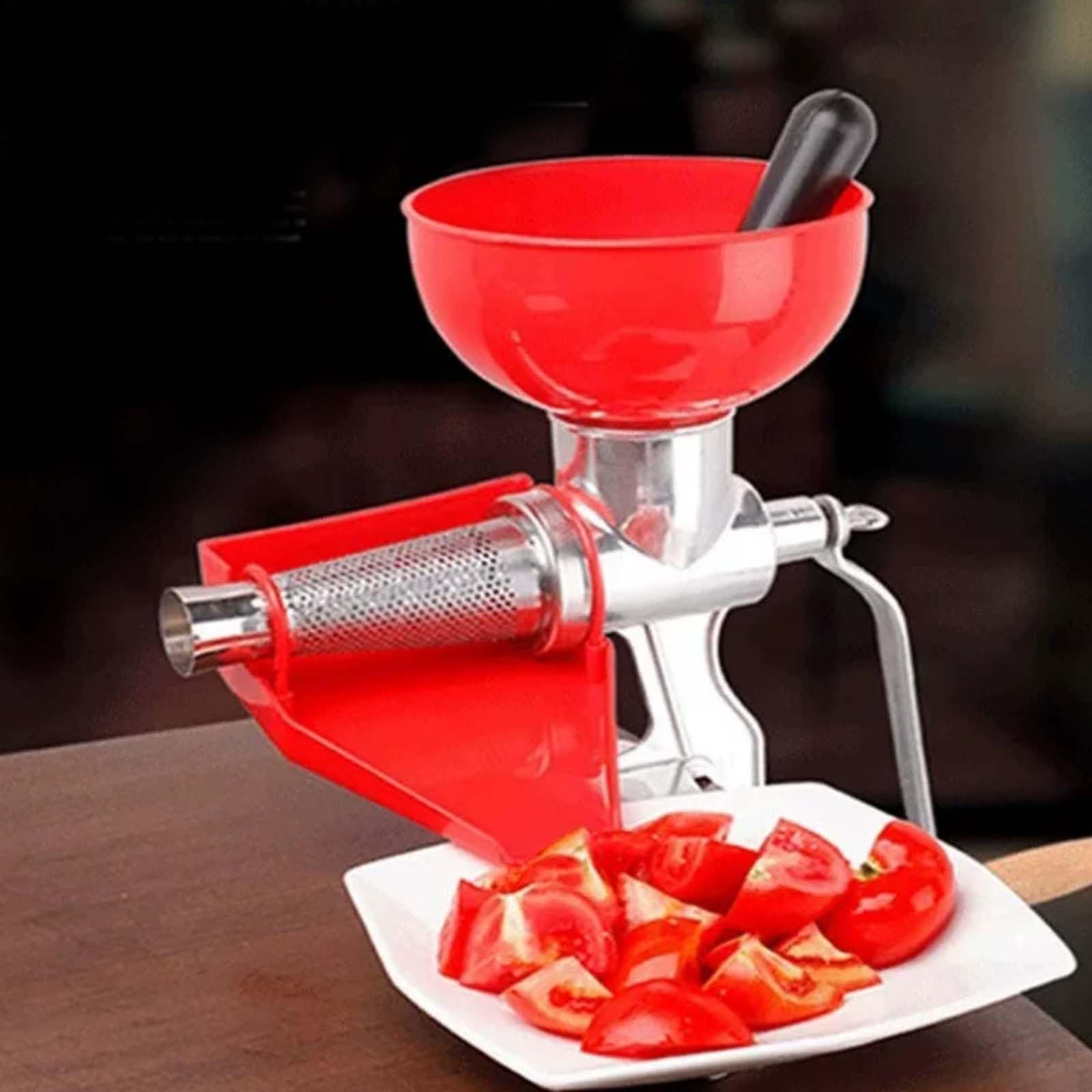 Colino manuale per pomodoro per la produzione di salsa di pomodoro macinino per purè di patate fresche Sasha - Filtro in lega di alluminio ABS durevole facile da pulire