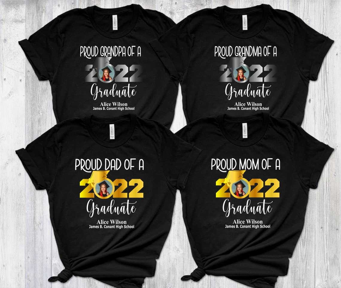 custom photo graduation shirt