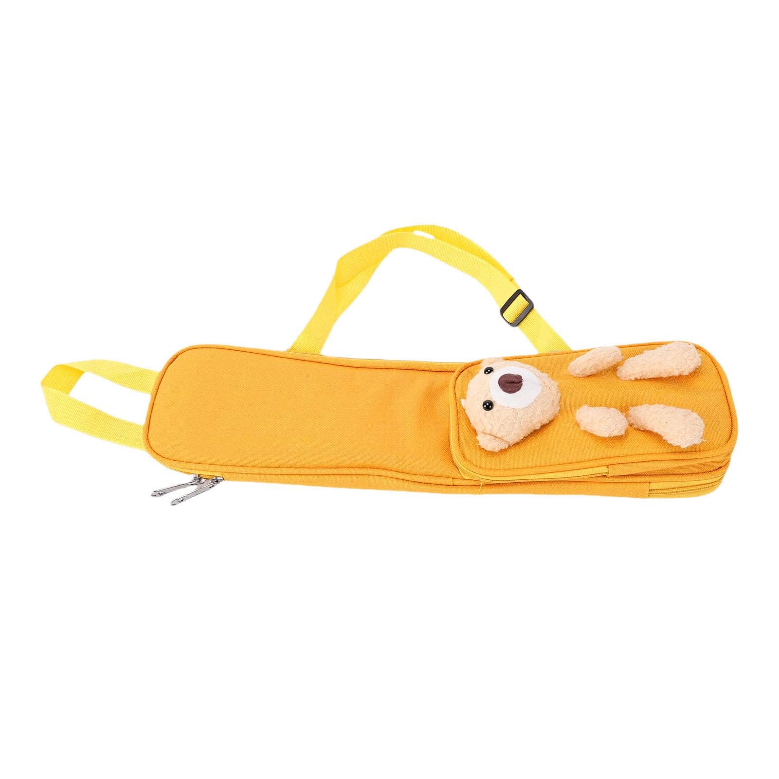 Ejoyous Porta Bacchette per 6 Paia, Motivo Orso in Tessuto Oxford (YELLOW)