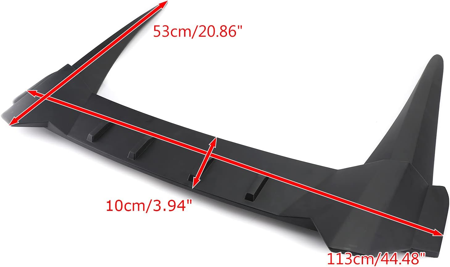 R Style Rear Roof Cover Spoiler Wing Diffuser for Honda Civic 2016-2021 4 Door 10TH Sedan Model Rear Window Roof Spoiler