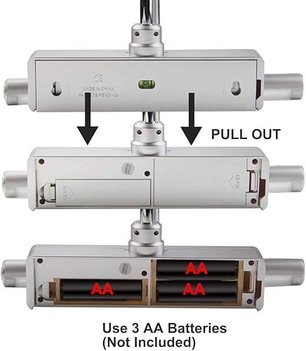 Miniatura 5 de BIGLIGHT - Luz LED inalámbrica a pilas para cuadros, con temporizador y regulador de intensidad, cabezales de luz giratorios con 3 modos de