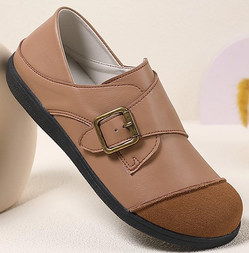 Image of Slip on Loafers for Women Work Walking Comfortable Flats Shoes for Casual Driving Evening Going Out Indoor Office,Standing,Shopping,Ladies Clearance Shoes