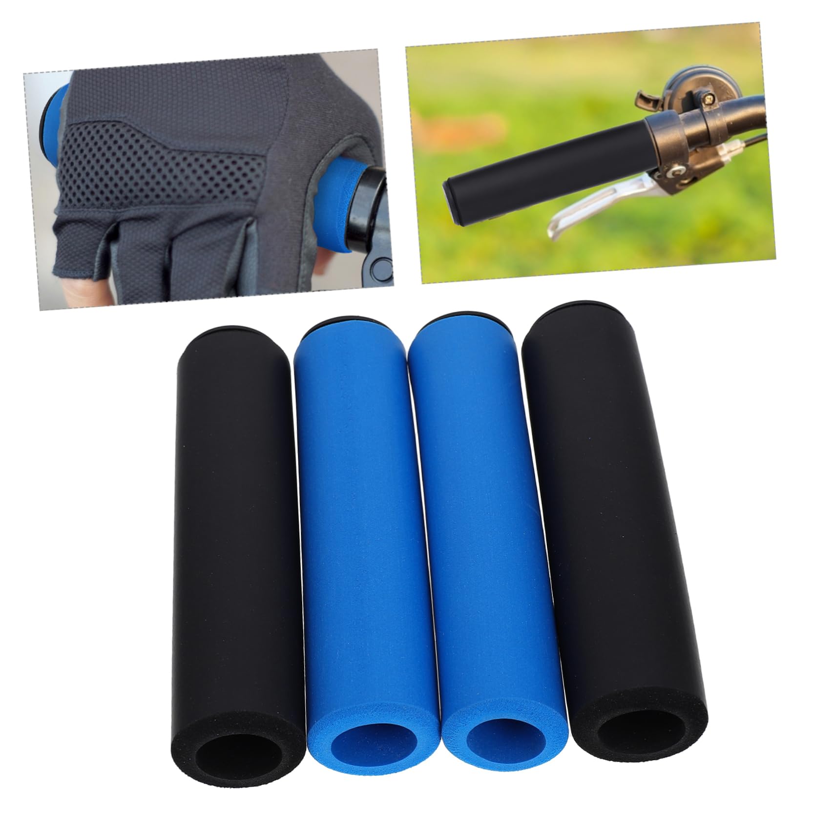 VANZACK poignée de vélo poignées de Guidon de vélo poignées de Guidon de Housses de poignées de Guidon Housses de poignées ergonomiques éponge Couverture de Guidon de vélo