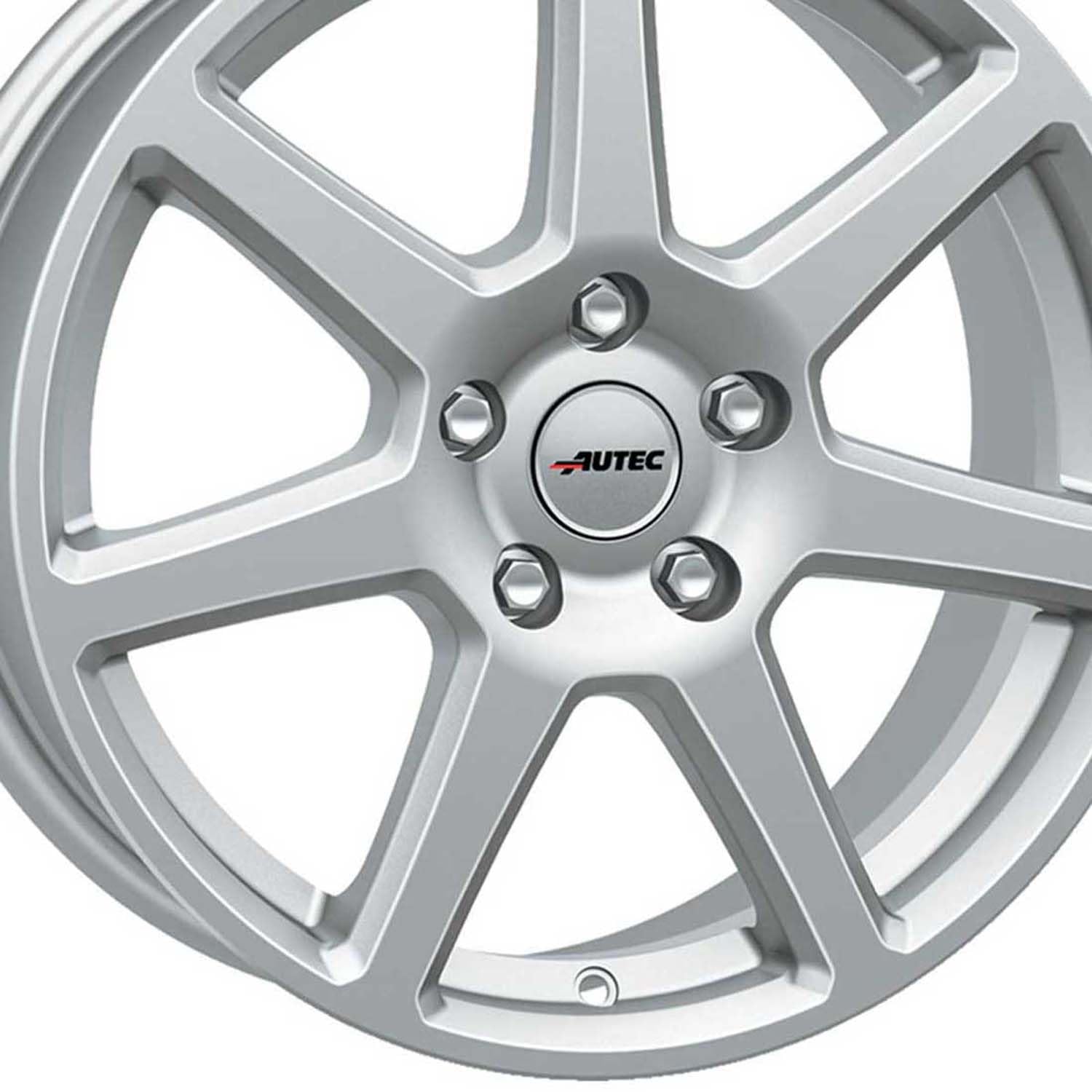 4x Llantas AUTEC TALLIN ECE 7.5x18 ET46 5x100 Brillantsilber