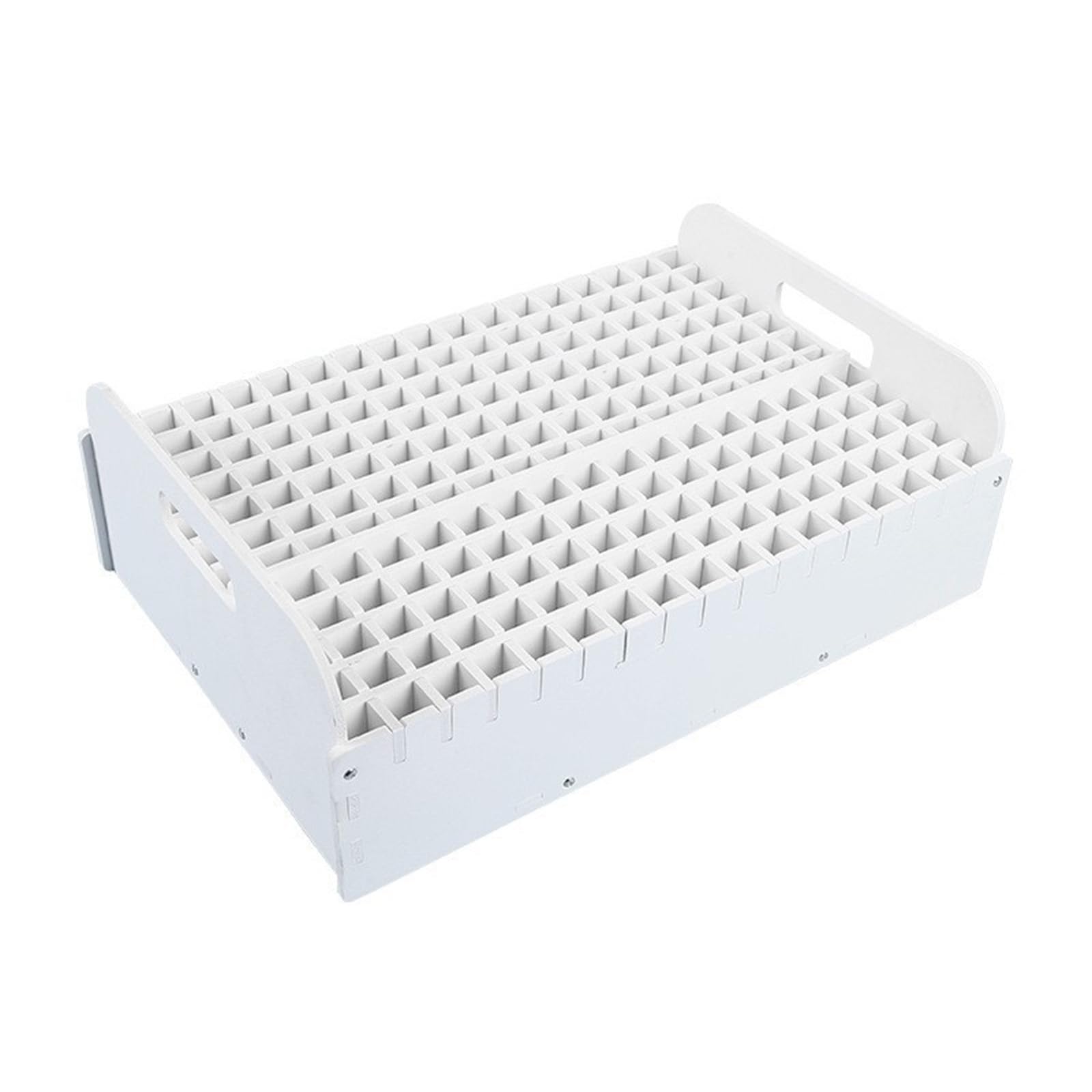 Woedpez 204 Hole Desktop Marker Organizers PVC Storage Rack Organizers Stand for Brush Pen Colored Pencil Art Rack