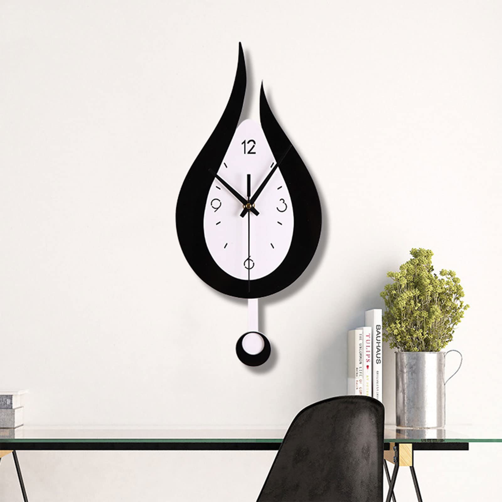 Orologio da Parete dal Design Moderno con Gocce d'Acqua per Orologio a Pendolo Acrilico Creativo