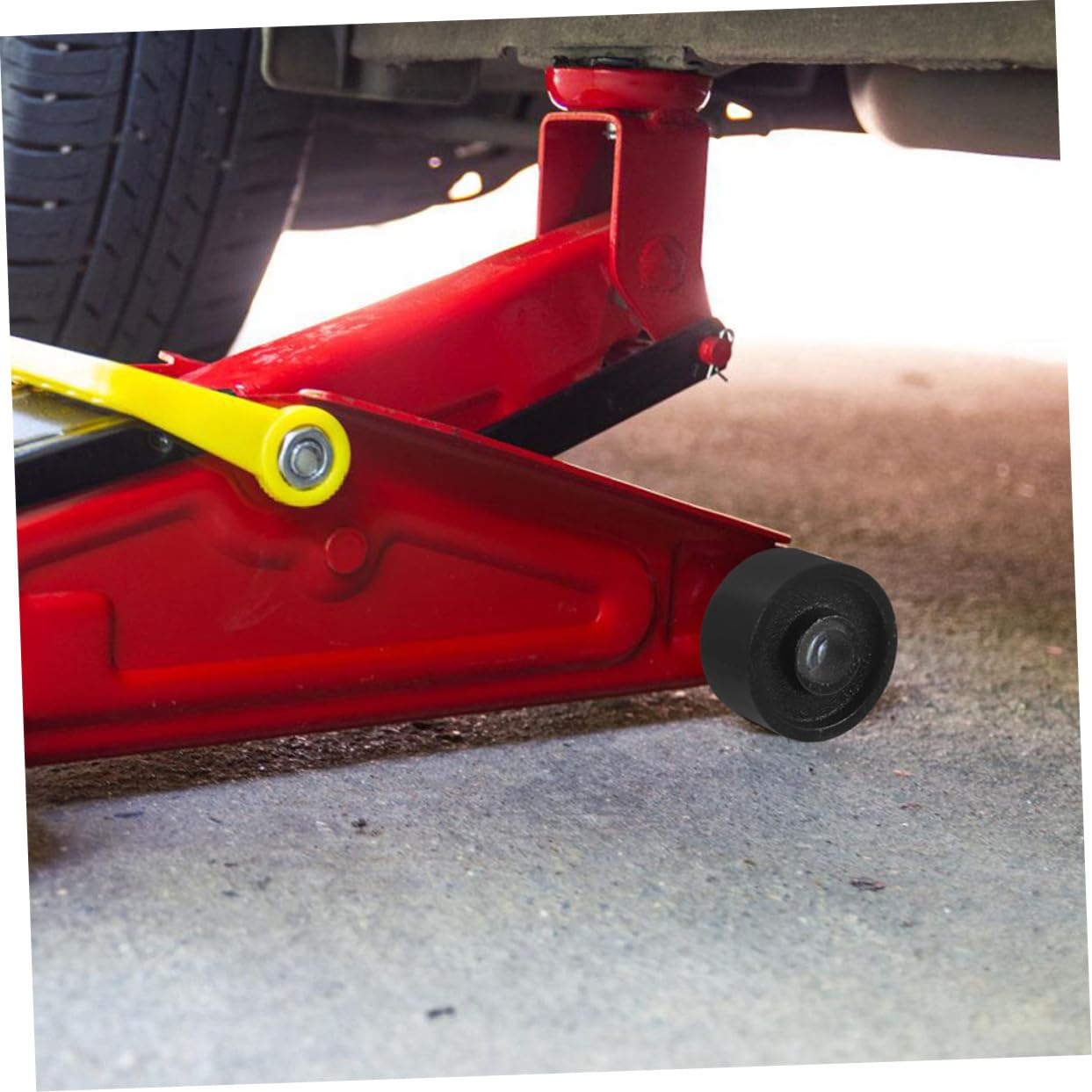 NULYLU Trailer Jack Wheel Heavy Duty Steel Roller for Jacks Sturdy Bearing Wheel Accessory