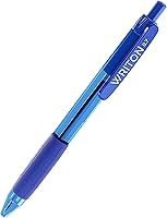 Vista 3 de Writon Bolígrafos azules retráctiles, paquete de 24 bolígrafos de escritura, agarre cómodo, punta fina de 0.028 in para una escritura suave