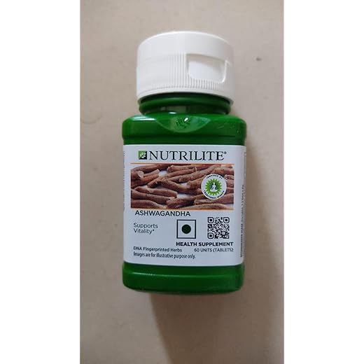 Amway Ashwagandha Vitality Tablets - 60 Count
