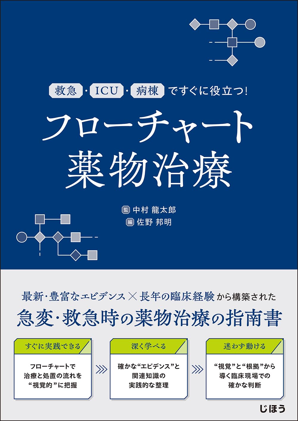 救急・ICU・病棟ですぐに役立つ！ フローチャート薬物治療 | 中村
