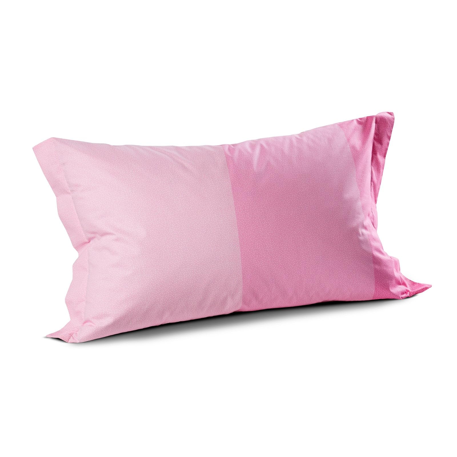 Caleffi 1003445 Cotone Joy Coppia Federe per Standard Letto, Rosa