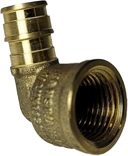 10 Pieces XFITTING 1/2" Pex A x 1/2" Female Elbow, F1960 Expansion Elbow